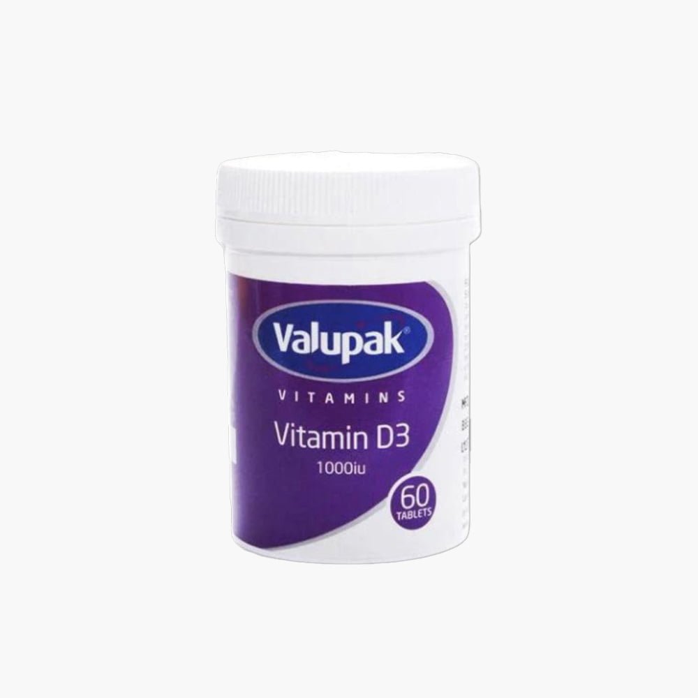 Valupak Vitamin D3 1000IU - 60 Tablets