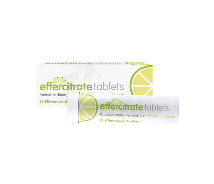 Effercitrate For Cystitis – 12 Effervescent Tablets