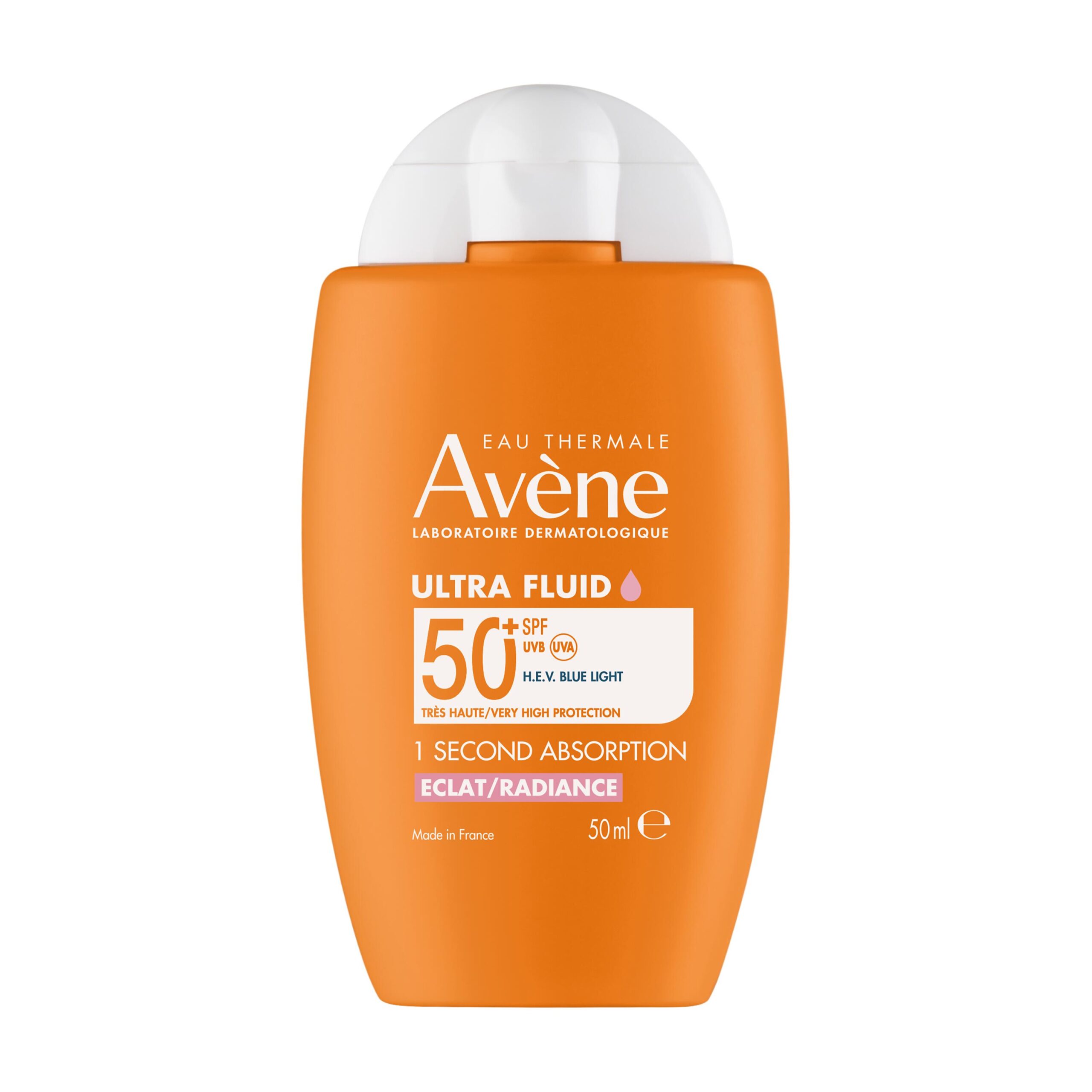 Avène Ultra Fluid Radiance SPF50+ for All Skin Types 50 ml