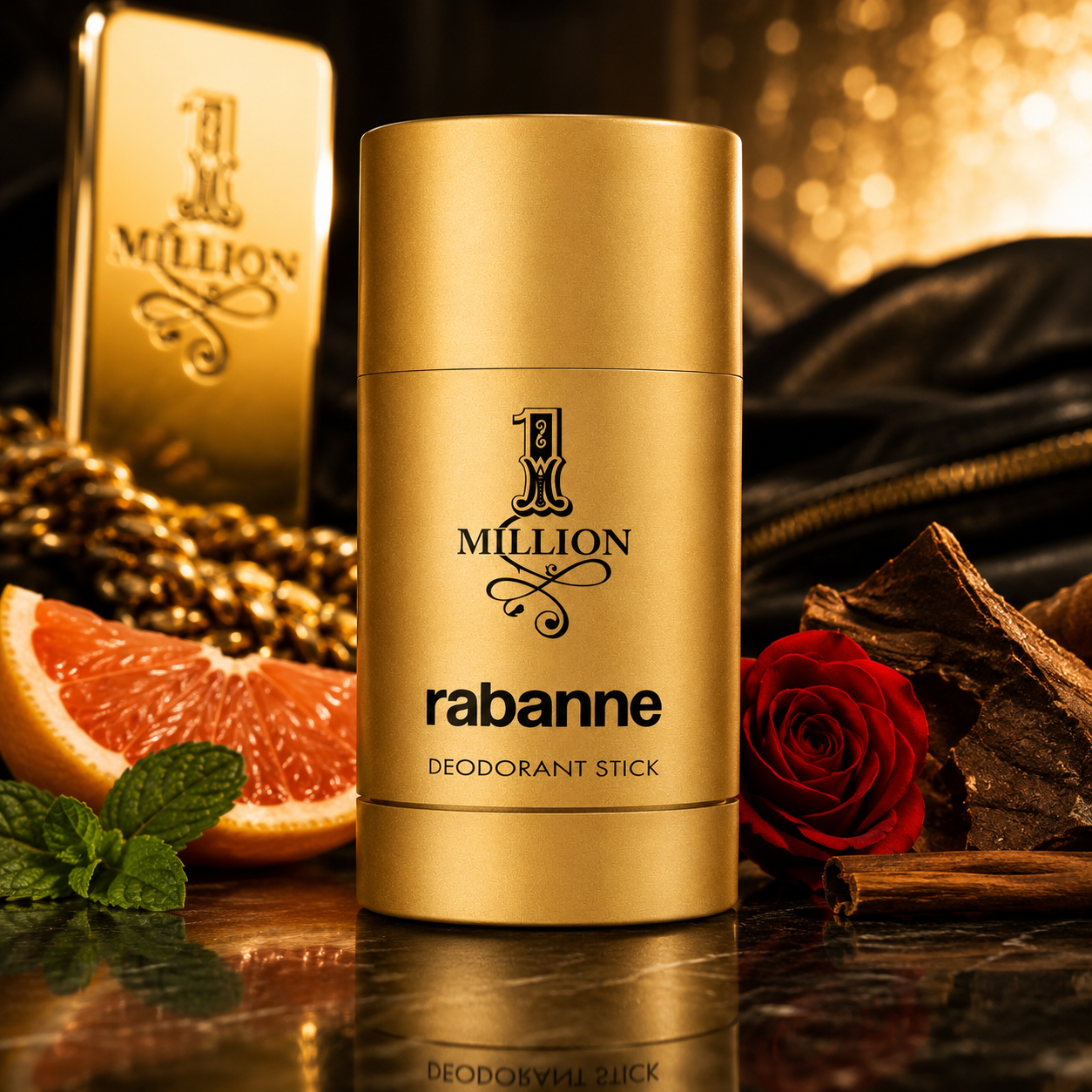Paco Rabanne 1 Million Deodorant Stick 75ml Mens 1 Paco Rabanne 1 Million Deodorant Stick 75ml Mens